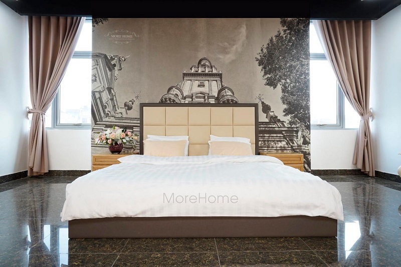 Mẫu giường ngủ bọc da đầu giường sang trọng hiện đại-MHG 0005